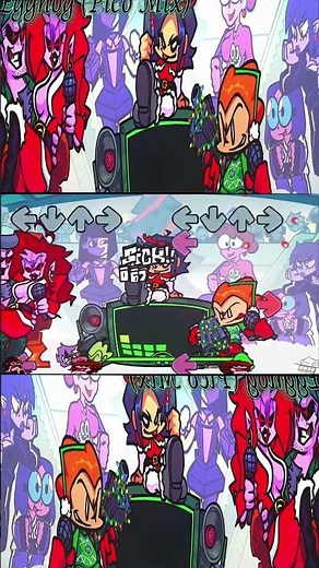 Friday Night Funkin' UPDATE It's Daddy Dearest & Mommy Mearest VS Pico in Eggnog (Pico Mix)