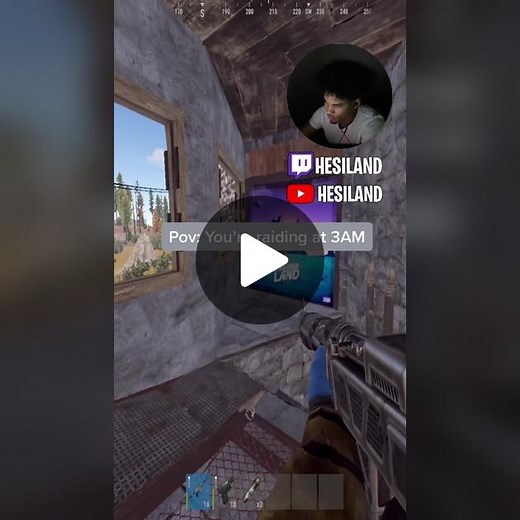 Raiding at 3AM in Rust Game