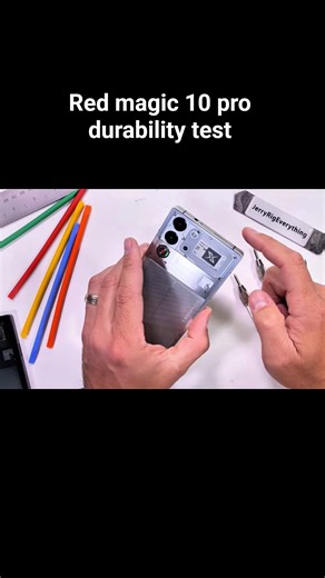 Red magic 10 pro durability test #durabilitytest #redmagic10pro #trending #tech #viral