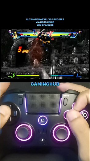 Ultimate Marvel Vs Capcom 3: RPCS3 Emulator with QRD SPARK N5 Controller