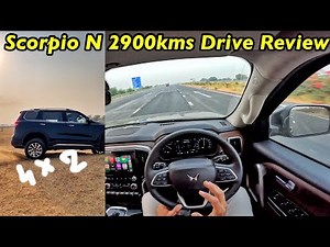 Mahindra Scorpio N 2900kms Drive Review l Better Than Safari? ‪@Aayushssm‬