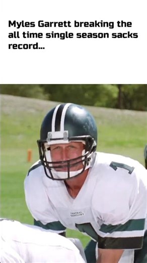 Congrats to Myles Garrett for breaking the record!! 🤣🙌🏽#nfl #trending