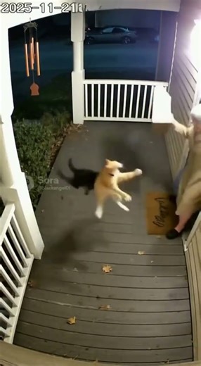 Cats Defend the Package 😂📦🐱 | Grandma vs Exploding Box!