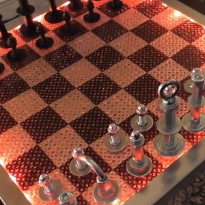 9.9K views · 29 reactions | LED LIGHT Chess Board | Genius Inventions | Facebook