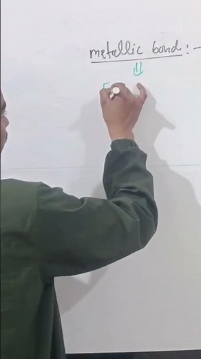 Metallic Bond#chemistry#bonding #metal