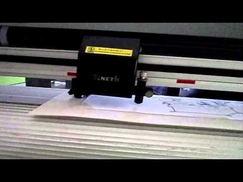 Tutorial contour cut with teneth plotter