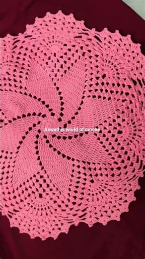 Crochet round doily#Watch subscribe share