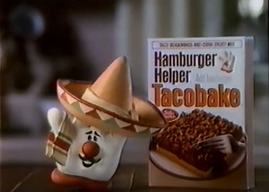 Hamburger Helper Taco and Pizza Bake