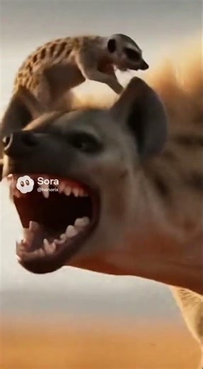 Mongoose vs. Hyena — A Small Fighter Against a Fierce Opponent