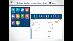 Editing Personal Information in MyHRNow