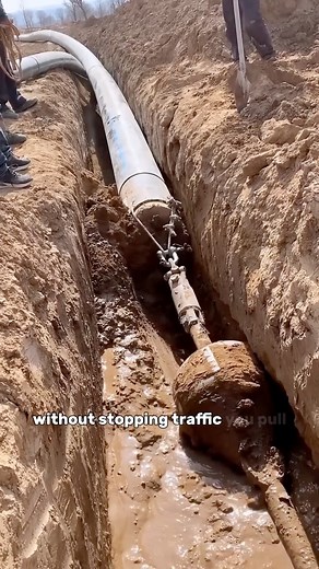 18K views · 33 reactions | How to Install Pipe Without Digging a Trench | Best Web Moments | Facebook