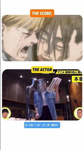 Armin Crying Scene Voice Actor 😭