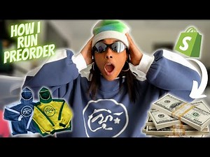 HOW I RUN A PRE ORDER DROP | WEEK IN THE LIFE OF A CLOTHING BRAND OWNER