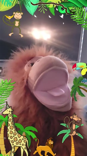 sharing Puppet monkey singsong🙊🙈🙉😂 #foryoupage❤️❤️ #viral #monkey #jungle #puppet