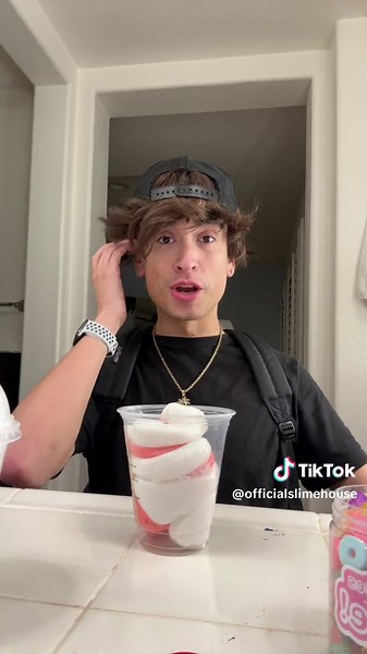 Enjoy the Strawberry Mocha Frappe Slime at Sale Style Slime Shop