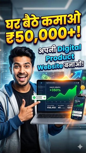 Digital product selling website kaise bnaye | FREE Digital product Website Source Code Thems
