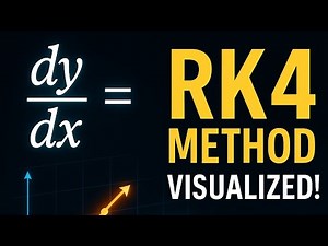 Runge Kutta 4th Order Method VISUALIZED | Solve Differential Equations Like Magic!