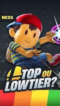 In which Smash Bros is NESS TOP TIER and LOW TIER? 🎇