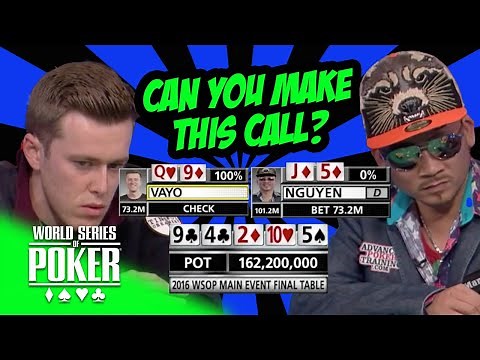 WSOP Main Event Champion Pulls Trigger on Massive Bluff! | 2016 WSOP Main Event