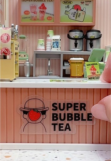 Tiny Bubble Tea Shop Now Open for Business!