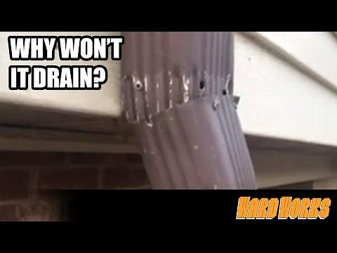 How to Reattach a Downspout