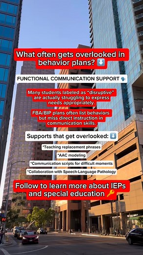 Many students labeled as “disruptive” aren’t trying to misbehave they’re struggling to communicate their needs in a way adults understand. That’s why any solid FBA or BIP should include direct instruction in communication, not just a list of behaviors to correct. Supports that too often get missed: • Teaching replacement phrases • AAC modeling and practice • Pre-taught scripts for stressful moments • Consistent collaboration with Speech-Language Pathology When communication needs go unaddressed,