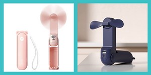 I Swear By This Portable Fan for Surviving Hot Summers—and It’s on Sale for $14 Now