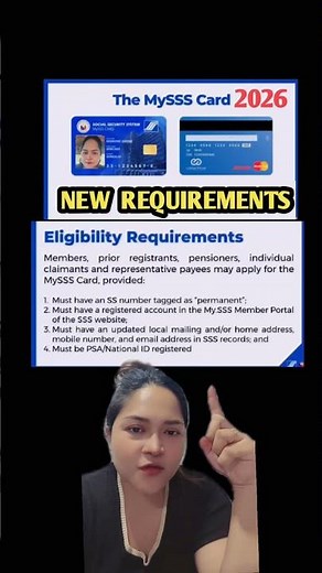 NEW SSS ID CARD REQUIREMENTS. #myssscard #requirements #SSS #ID #shorts