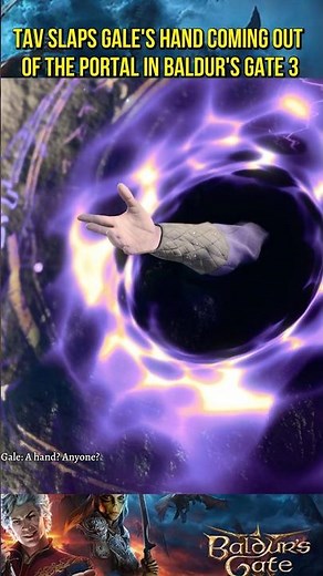 What happen if you slap Gale's Hand in Baldur's Gate 3 #shorts