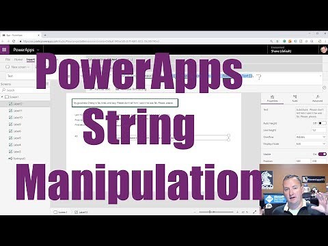 PowerApps String Manipulation