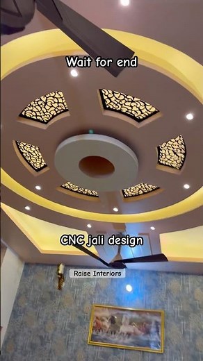 CNC jali design | false ceiling laser cutting design | laser cutting #raiseinteriors #lasercut