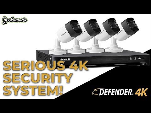 Defender 4K Wired Security Camera System 4 Camera Kit Review
