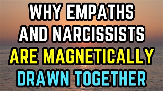 Why Empaths and Narcissists Are Magnetically Drawn Together It’s a connection that seems impossible… and yet, it happens over and over again. If you’ve ever wondered why the most caring, intuitive people end up trapped in toxic, one-sided relationships—this video is going to give you answers. We’re breaking down 6 shocking reasons why empaths and narcissists attract each other like opposite poles of a magnet—and what that bond really costs both sides. And stay with me until point six—because tha