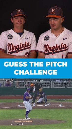 #MCWS players try to guess the pitch ⚾ GEICO | NCAA Baseball