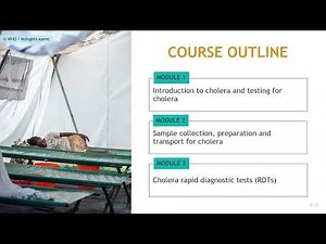 Sample collection and testing for cholera for health care workers Module 0: course outline