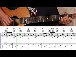 How to Play the Chords to As the Deer on Guitar with TAB