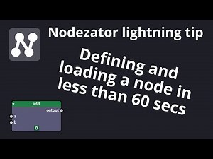 Defining and loading a node in less than 60 seconds - Nodezator lightning tips - Indie Smiths