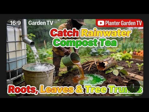 Harvesting And Mixing 3 Powerful Natural Compost Tea together combined