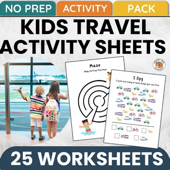 Travel Activities for Kids - Road Trip Time Fillers Traveling Vacation Games