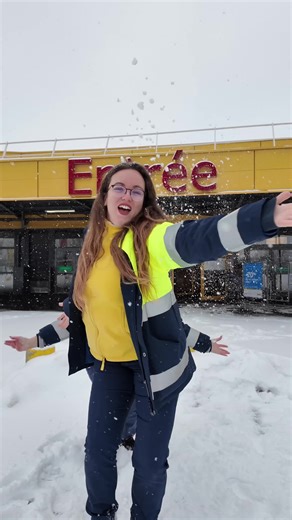 IKEA Evry sous la neige 😍