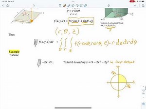 Calculus III - Unit 4 Section 4 - Cylindrical Integration Part 1