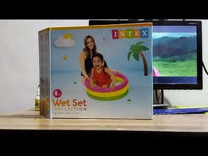Intex sunset glow baby pool# Unboxing of baby swimming pool#Swimming pool for kids