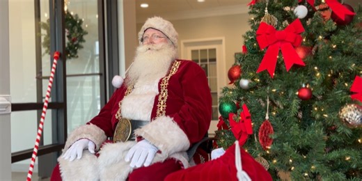 Santa’s helper determined to spread Christmas cheer as he battles several forms of cancer