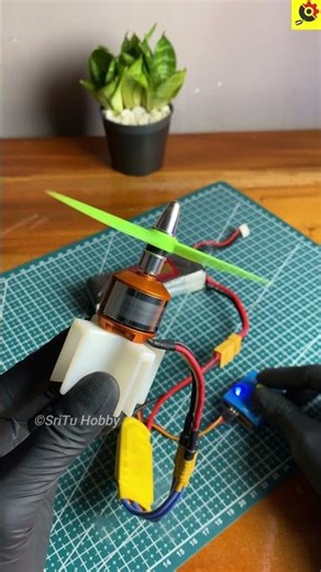 Propeller Installation on Brushless Motor #rc #rcplane #rcboat