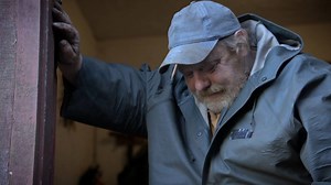 157K views · 3.1K reactions | Curly Leach jacks up his crumbling home and fixes the doorway using other parts of the house. | Life Below Zero | Facebook
