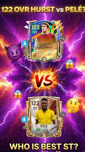 122 OVR Hurst vs Pelé 🔥 Who is Better ST in FC Mobile 26? 😱" #fcmobile