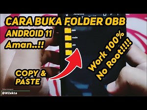 Tutorial Cara Buka Folder OBB dan Copy Paste File OBB Game di Android 11 Work 100%