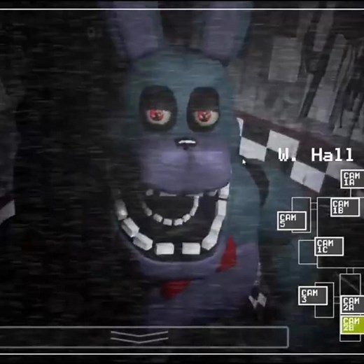 The Fixed Nightmare Bonnie from FNaF 4 in FNaF 1 (FNaF Jumpscares)