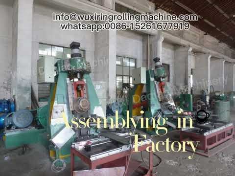 Ring Rolling Machines Are Assemblying in Factory