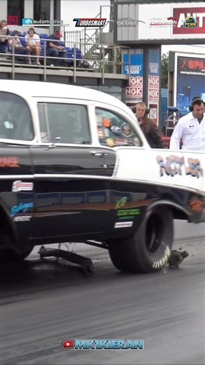 You know it’s a rough day at the track when you run over your own rear end 😬 | Mk1Kieran